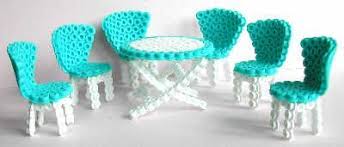 Love This Cute Little Furniture My Colour Too Lol Perfect For Any Doll House Diy Perler Beads Perler Beads Designs Hama Beads Design