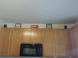 decorating above kitchen cabinets