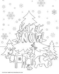 Days of coloring fun with our printable christmas coloring pages for kids! Winter Coloring Pages For Kids Fun Loving Families