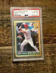 2001 donruss baseballs best bronze rookies #r97 albert pujols. Auction Prices Realized Baseball Cards 2001 Topps Traded Albert Pujols Gold