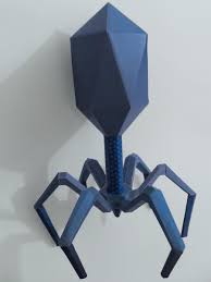 Bacteriophage Papercraft By Shinaig On Deviantart Paper Crafts Papercraft Download Paper Models