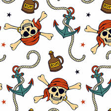 Tu cherches un exemple de dessin tête de mort pirate ? Tissu En Coton Tete De Mort Pirate Les Ciseaux Magiques