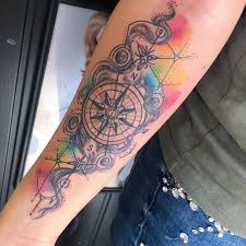These amazing compass tattoos will blow your mind if you're searching for some meaningful tattoo ideas. 20 Compass Tattoo Images Withtatto Com