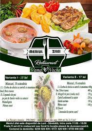 Meniul restaurantului centru vechi suceava: Facebook