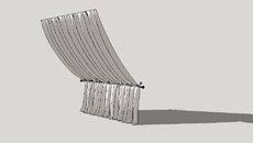 3d Model Of Curtains Blind Blinds Shtora Curtains Door Molding Blinds