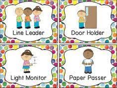 Image Result For Free Printable Preschool Job Chart Pictures