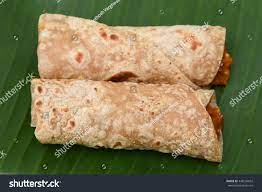Fresh Chapati Roll Chapathi Rotii Unleavened Stock Photo 448556632 |  Shutterstock