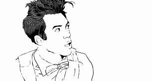 Want to discover art related to brendon_urie? Twenty One Pilots Coloring Book Inspirational Tmblur Brendon Urie Outline Drawing Hasshe Disney Princess Coloring Pages Dog Coloring Book Coloring Book Set