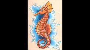 Refine the shading on the rest of the drawing. Seahorse Drawing With Colored Pencils Youtube