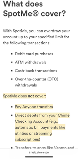 Spot Me Limit $215. How Did These Happen? Card Is Not Enabled… :  R/Chimefinancial