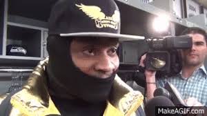 Marshawn lynch fixed his quarterback's big mistake and then took it straight to the redskins' homeland. Marshawn Lynch Panthers Post Game Interview 1 10 I M Thankful On Make A Gif