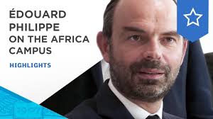 French Prime Minister Édouard Philippe visits the ESSEC Africa-Atlantic  campus