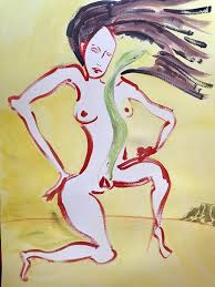 Snakes in Her Pussy Painting by Sarah Irani | Saatchi Art