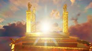 Golden heaven gates and bright angel above fluffy clouds, 4k. Heavens Gate Stock Video Footage 4k And Hd Video Clips Shutterstock
