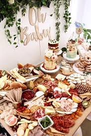 10 Hot Party Trends For 2017 Revel And Glitter Baby Shower Food Food Platters Shower Food