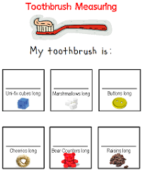 Toothbrush Measuring Printable For Preschool Great For Dental Health Month Dental Health Preschool Dental Health Dental Health Week