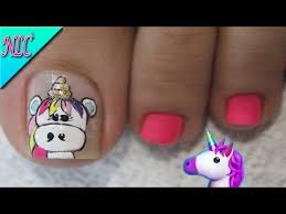 En la parte de abajo encontrarás diferentes opciones de decorado de uñas de acuerdo al gusto que tengan, encontrando desde personajes animados hasta animales. Disenos De Unas De Pies Para Ninas Unicornio Diseno De Unas