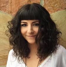 Straighten and spray into place. Curly Bob With Fringe Bangs Novocom Top