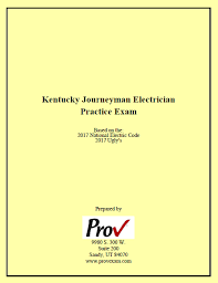 Hvac and electrical journeyman exams. Kentucky Journeyman Electrician Practice Exam Prov