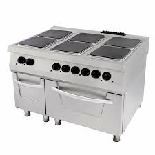 The company uses their own sales force to market their products to restaurant equipment and supply companies. Premium Stove 6 Burners Including Oven Electric Maxima Kitchen Equipment