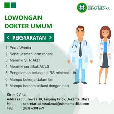 *tinggal klik langsung dapat kerja*. Informasi Lowongan Kerja Perawat Dan Dokter Rumah Sakit Sukmul Sismamedika