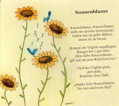 Sonnenblumen Gedicht Kindergarten Erzieherin Kita Kinder Erziehung Reim Sommer Pflanze Blume Sonnenblumen Gedichte Erzieherin
