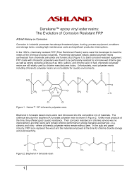 The Evolution Of Corrosion Resistant Frp