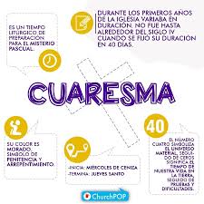 Es un tiempo de arrepentimiento, preparación espiritual, ayuno y oración que empieza con el este es un tiempo en donde ciertas iglesias preparan a creyentes para ser bautizados. Lo Que Todos Debemos Saber Sobre La Cuaresma
