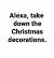 Alexa Take Down The Christmas Decorations Meme