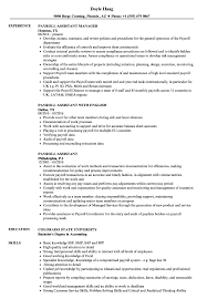 This free assistant accountant job description sample template can help you attract an innovative and experienced assistant accountant to your company. Payroll Assistant Resume Samples Velvet Jobs
