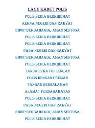 Lagu polis sedia berkhidmat kd10 lagu polis sedia berkhidmat kd10. Lirik Lagu Polis Sedia Berkhidmat Khusien
