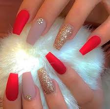 Static nails brings to you the use nail polish remover to rid excess oils (optional). Acrylic Nails Coffin Winter Red Acrylic Nails Red Nails Winter Nails Acrylic