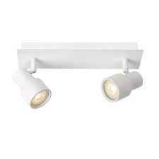 Meist mehrere leuchten an einer lampe. Ip44 Deckenstrahler Sirene Led 2 Flammig Weiss Gu10 5w 3000k 90 00