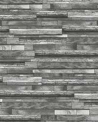 Its grey and white palette will complement a. Non Woven Wallpaper Wood Design Dark Grey White 31732