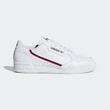Cloud White, Scarlet & Navy Continental 80 Shoes | Originals | adidas US