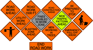 Diamond Construction Signs Road Work By Metalpikachu3500 Deviantart Com On Deviantart Construction Signs Road Work Road Work Sign