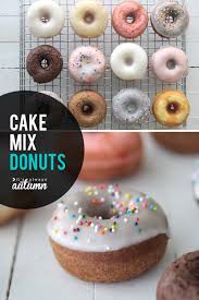 2 in large bowl, beat cake mix and water with electric mixer on low speed 30 seconds; How To Make Mini Donuts Baked Cake Mix Donuts Recipe It S Always Autumn