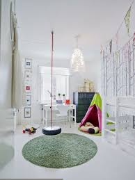 Kinderzimmer Schaukel Minimalistische Gestaltung Kids Bedroom Kids Rugs Decor