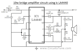 Home amplifier circuit diagrams la4440 ic amplifier circuit diagram. Pin On Amp 19w