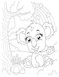 Infused with a smile and possibly a wink, each drawing will brighten your day. Kawaii Koala Coloring Page