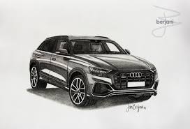 This article like all the other instructions on howtodrawforkids.com as you know is done for beginning artists, and therefore the article consists of very simple lines. Audi Q8 2019 Pencil Car Drawing Berjani Drawings Illustration Vehicles Transportation Automobiles Cars Other Automobiles Cars Artpal