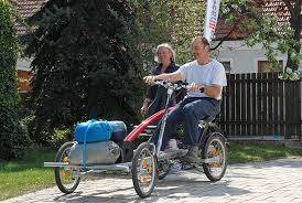 Metallhase Ein Vierrad Seniorenfahrrad Fahrrad Rad Senioren