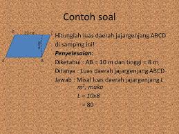 Dalam materi jajar genjang kali ini kita akan menyajikan pembahasan soal jajar genjang dan jawabannya. Jajar Genjang Dan Belah Ketupat Ppt Download