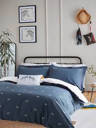 One of many amazing home décor accessories items available at deny designs. Sophie Allport Zebra Duvet Cover Set Navy