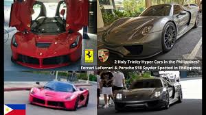 Engineers have carried out extensive work on the engines combustion chambers and inlet and exhaust ferrari xx left side white poster race car print. Ferrari Laferrari Porsche 918 Spyder Spotted In Manila Philippines Only 2 Holy Trinity Hyper Cars Youtube
