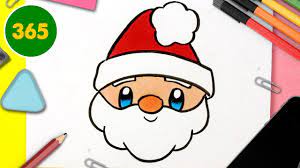 Dessin de pere noel facile archives artherapieca. Comment Dessiner Pere Noel Kawaii Etape Par Etape Dessins Kawaii Facile Youtube