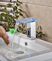 Bonita Touchless Led Bathroom Sink Faucet With Motion Sensor Funitic Bathroom Sink Faucets Bathroom Faucets Chrome Sink