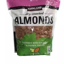dry roasted almonds nutrition facts