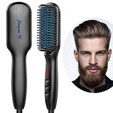 Aren't they just for women? Amazon Com Beard Straightener For Men Ceramic Ionic Beard Straightening Comb With Fast Heating Beard Straightening Straightening Comb Straightening Brush