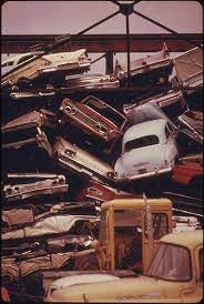 Pin By Francesc Ribot On Four Wheel Abandoned Cars Junkyard Cars Cars